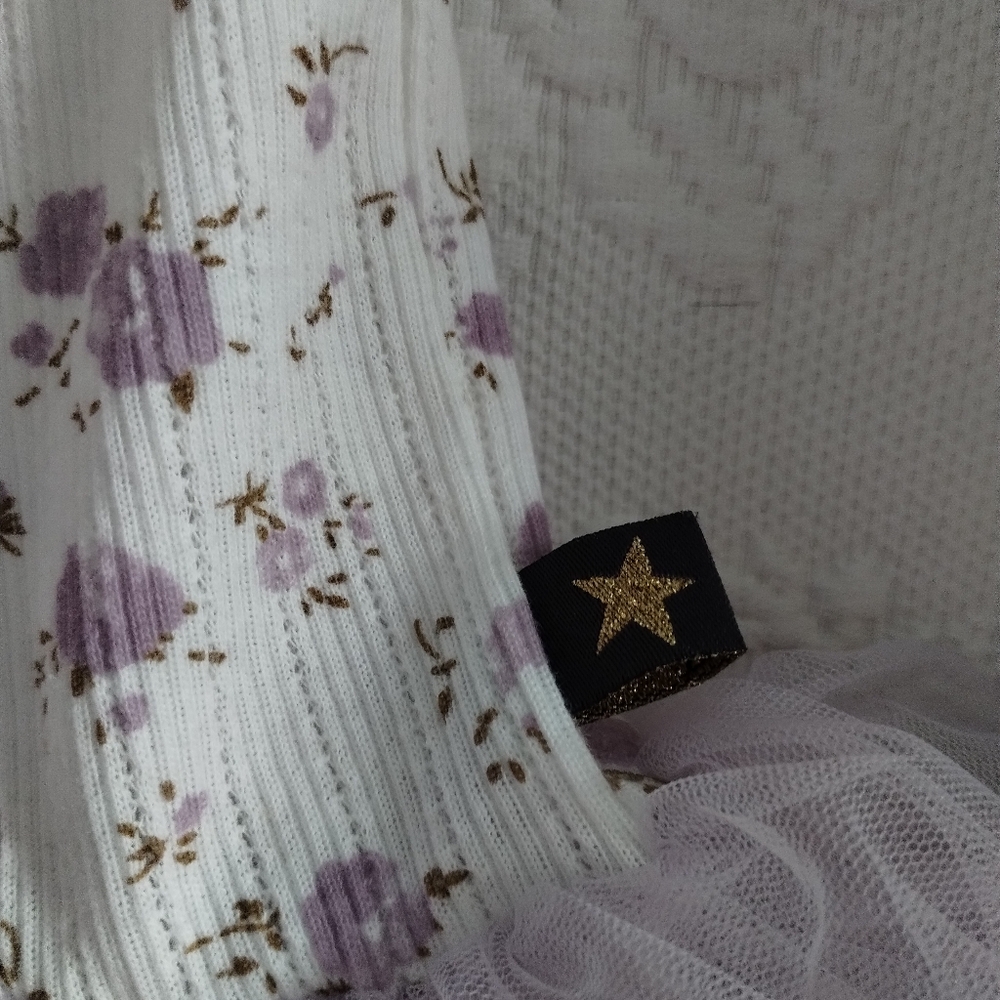 Purple Flower Tutu Dress 2T - Picture 5 of 7